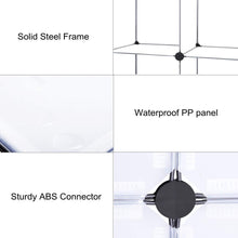 Load image into Gallery viewer, Best seller  bastuo 16 cubes diy storage cabinet clothes wardrobe closet bookcase shelf baskets modular cubes closet for toys books clothes white with doors