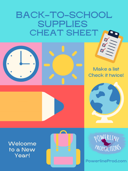 Back-to-Homeschool Supplies Cheat Sheet