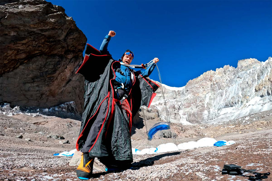 Watch: Climber Pulls Off First Wingsuit Jump From Aconcagua