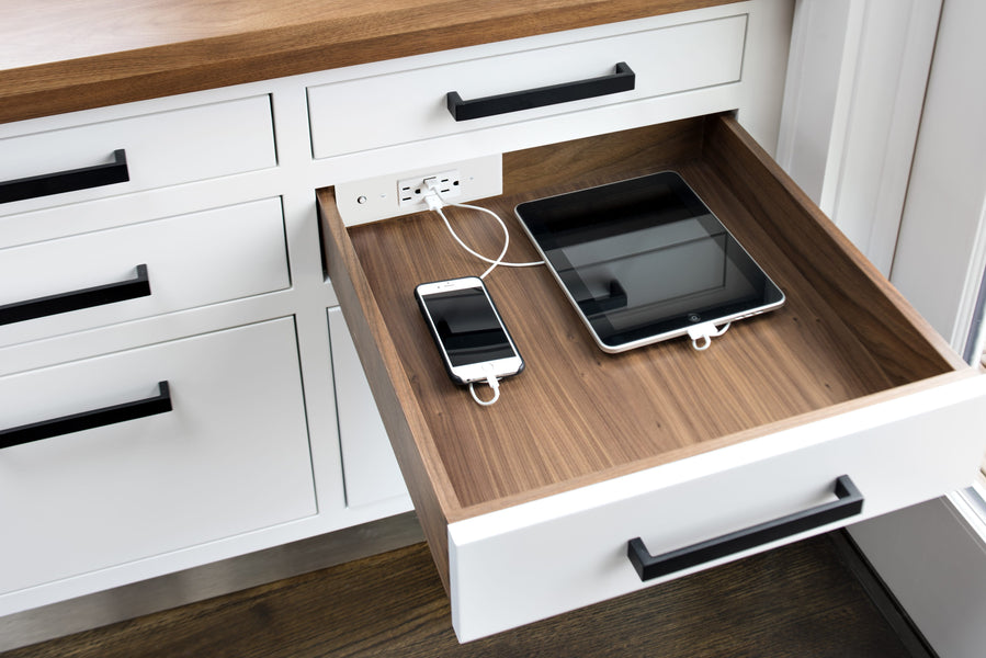 Aha! Design: An Electronics Charging Drawer