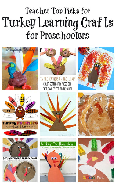 Turkey Activities for Preschool Learning and Play