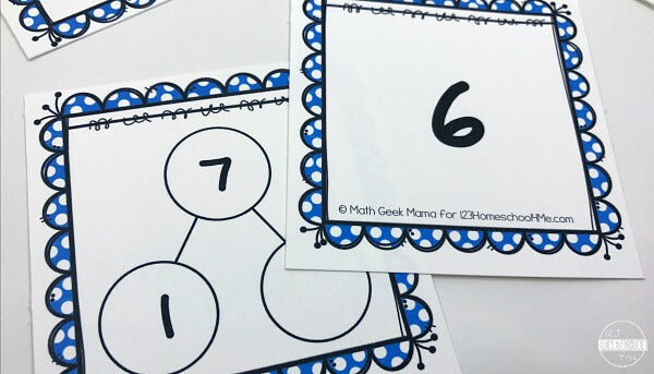 Number Bond Games Printable and Activity