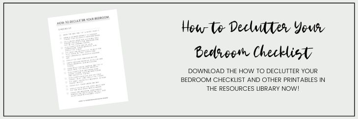 How to Declutter Your Bedroom