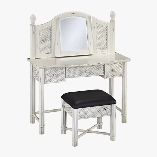 Fresh Grey Makeup Vanity