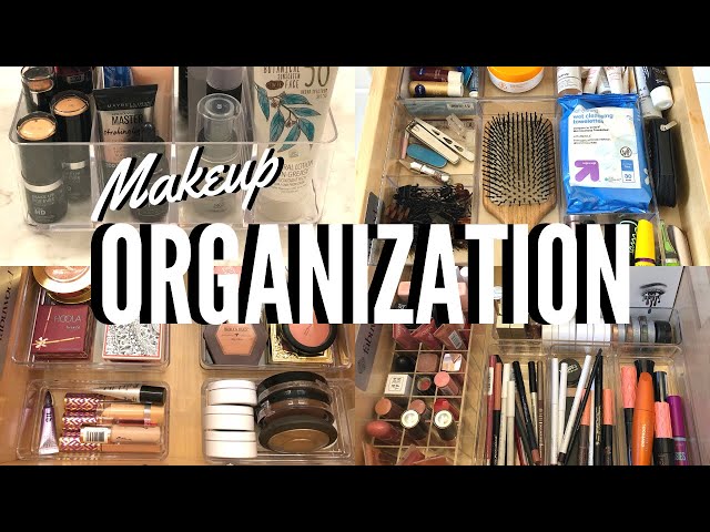 Today I'm sharing with you my vanity drawer makeup organization and storage