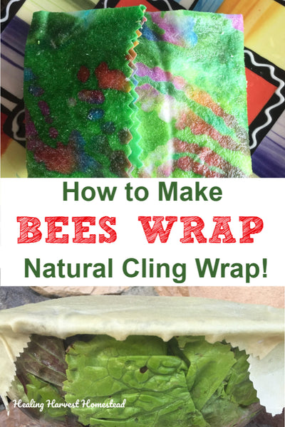 How to Make Reusable Cling Wrap---From Cloth! An Incredible Gift! (Bees-Wrap for Green Living)
