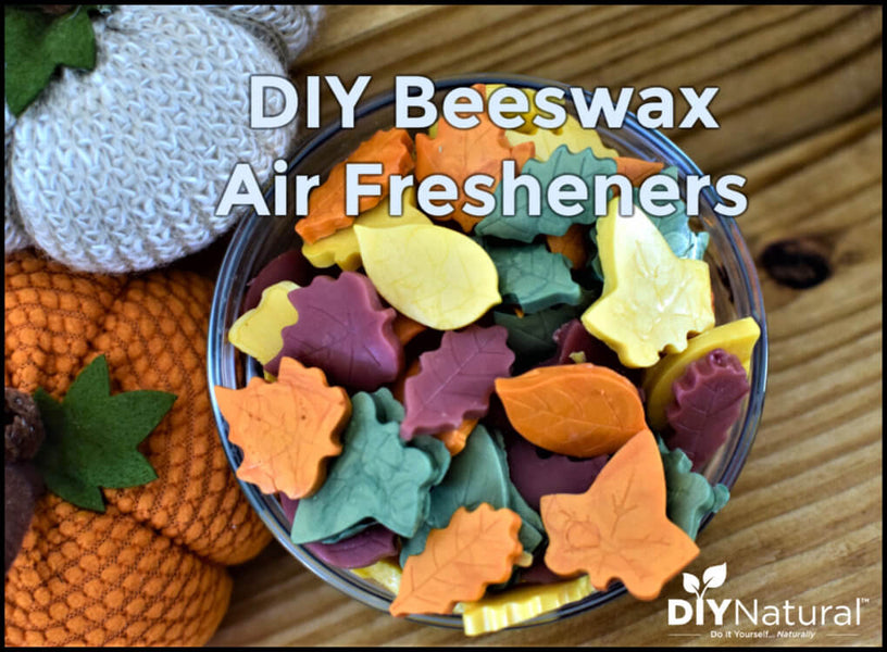 I wanted to make an autumn scented beeswax air freshener similar to some I saw at a craft show