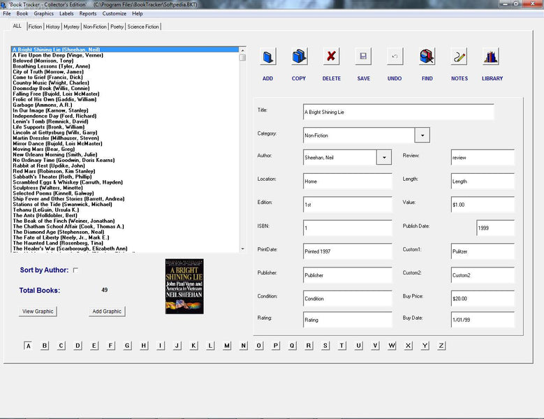 Book Tracker - Collector's Edition 5.1 (Freeware)