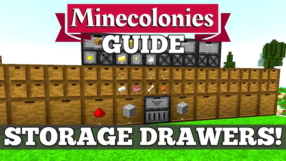 Storage Drawers Mod Tutorial - Minecolonies #5 by Kysen (9 months ago)