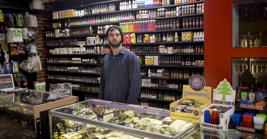Crowded shelves and melting skulls: why so many vape stores look the same