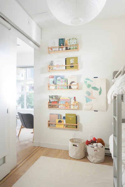 Too Many Shelves in a Small Space: Kids’ Room Update