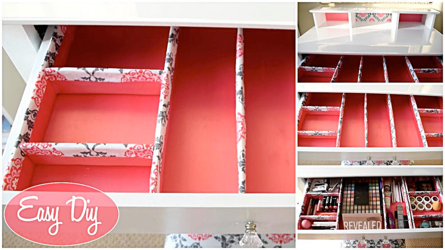 How To: Easy Custom Makeup Drawer Organizer $11 | Aseamae by AseaMae (5 years ago)