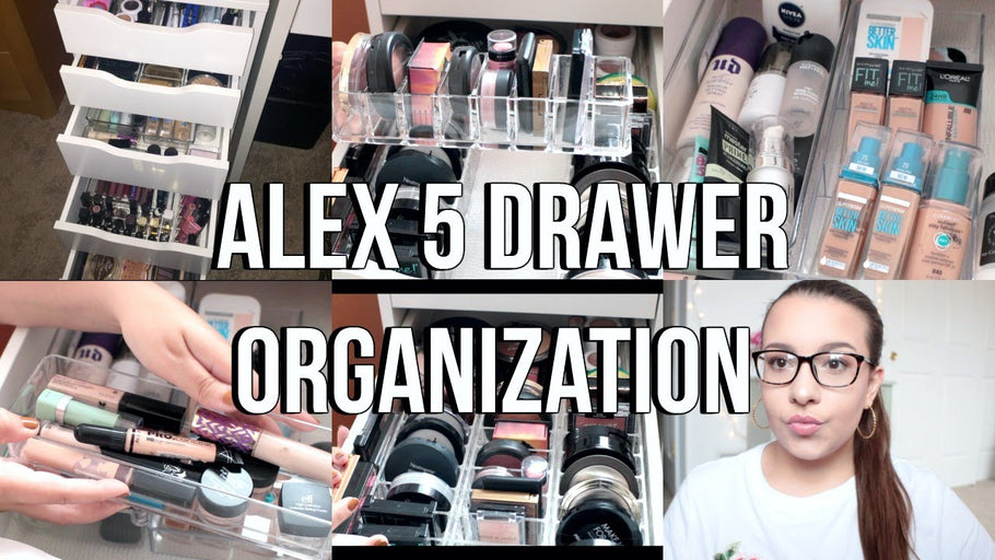 IKEA ALEX 5 DRAWERS ORGANIZATION | Affordable Makeup Storage Acrylic Organizers | Jackie Ann by Jackie Ann (3 years ago)