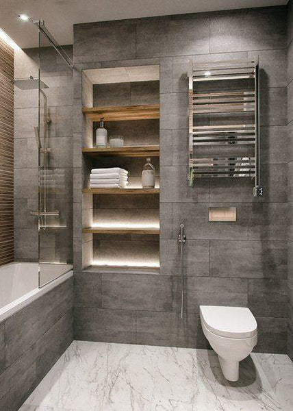 Home Decorating Ideas Bathroom Fotos von DESIGN STUDIO A + B   – +48 514 – #bad #badezimmer #badezimmeraufbewah…