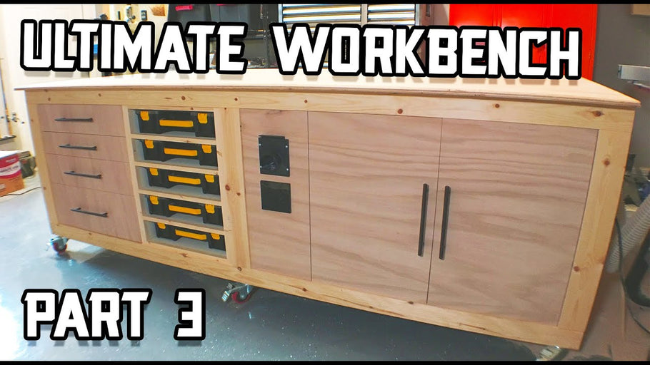 Ultimate Workbench Build - Drawers & Part Organizers // Part 3 by Shop Nation (3 years ago)