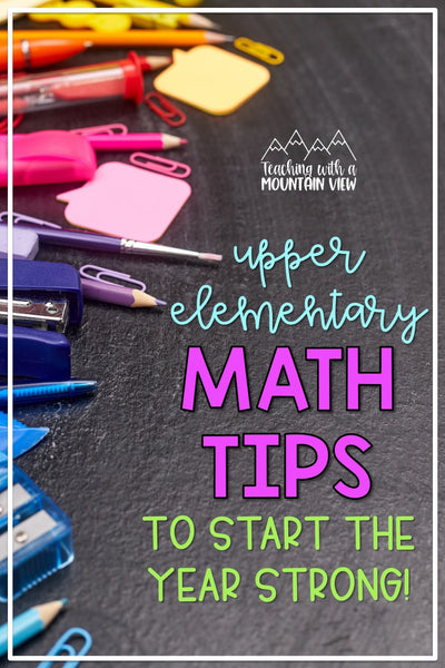 Math Tips To Start The Year Strong