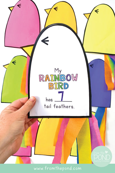 Number Craft - Rainbow Bird