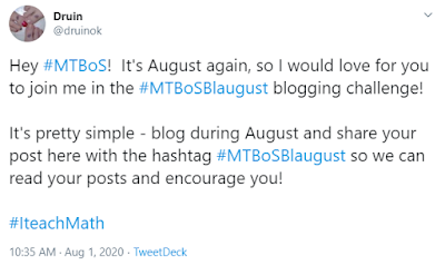 #MTBoSBlaugust: Challenge Accepted