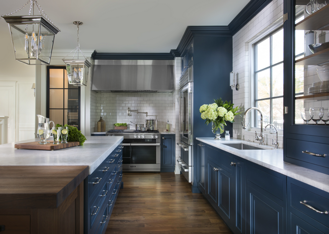Navy Blue Kitchen