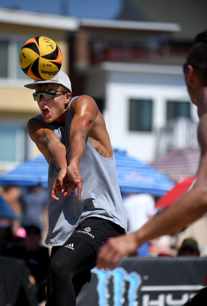 Manhattan Beach Open: UCLA setter Miles Partain is also beach volleyball’s budding star