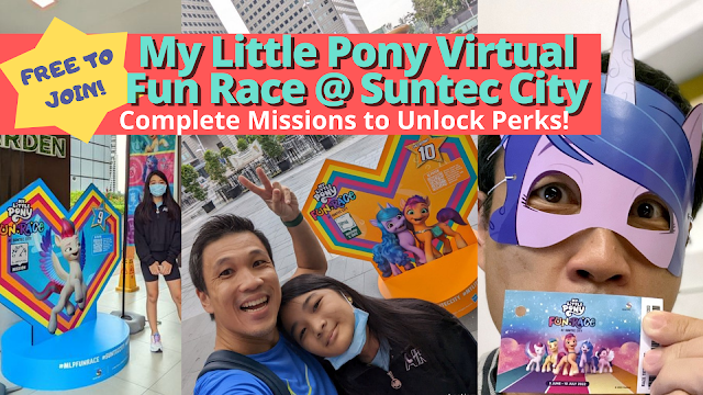 Complete Missions to Unlock Perks in the My Little Pony Virtual Fun Race at Suntec City - it’s FREE to Participate!