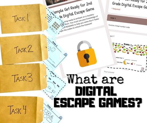Learning Digital Escape Games for Kids
