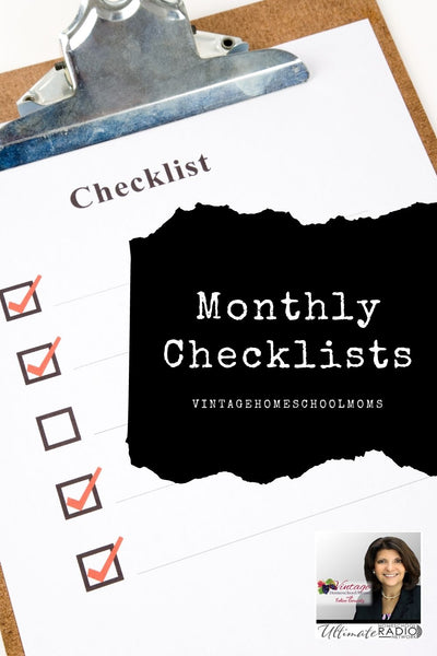 Monthly Checklists