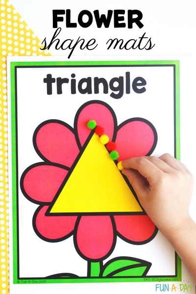 Flower Shape Mats Free Printable