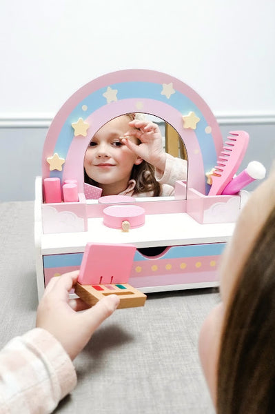 Little Dreamer Rainbow Tabletop Vanity