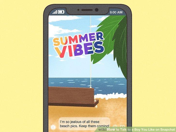 How to Talk to a Boy You Like on Snapchat