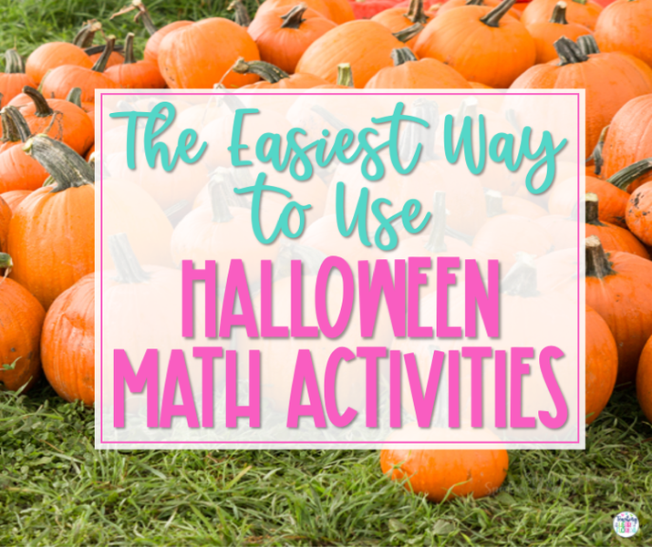 The Easiest Way to Use Halloween Math Activities
