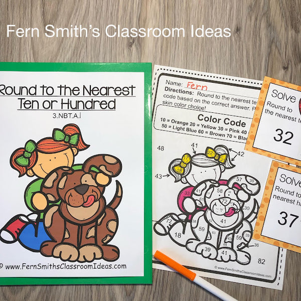 Are You A Third Grade Math Teacher Reviewing Rounding to the Nearest Ten or Hundred?