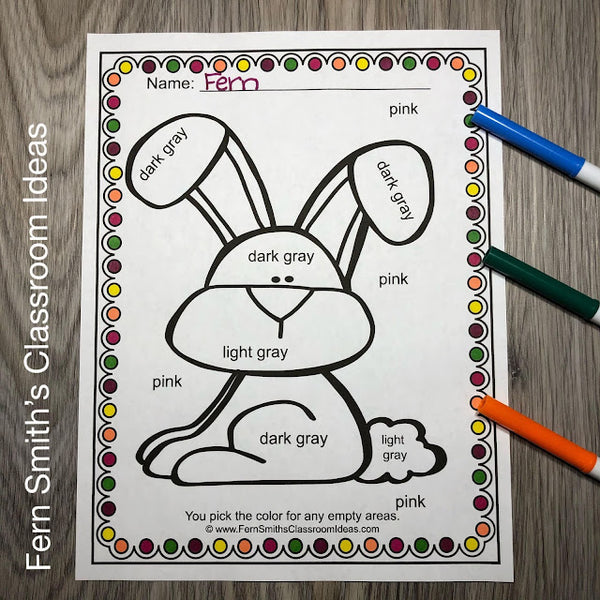 Are You Looking for Some Adorable Spring Printables to Review Numbers and Colors?