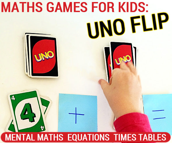 Number Facts Games: Uno Flip – Declutter And Organize