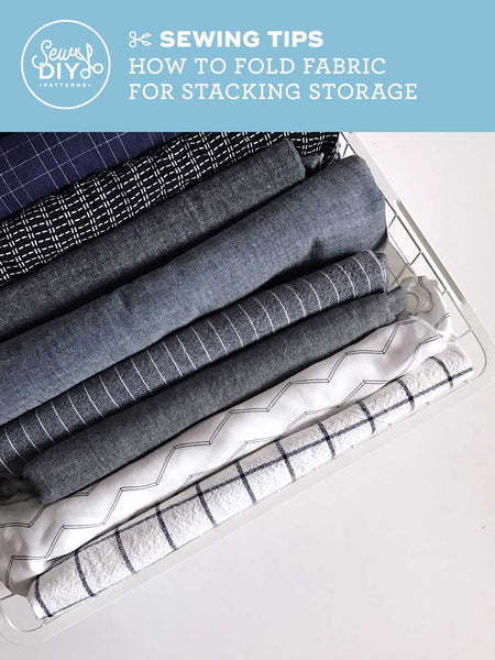 VIDEO How to fold fabric for stacked storage