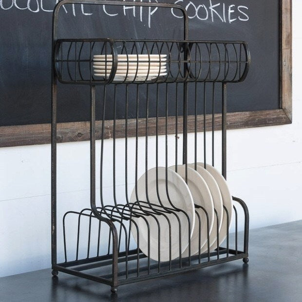 Luxurious Hanging Plate Rack – Declutter And Organize