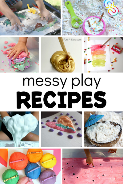 Epic List of Messy Play Recipes