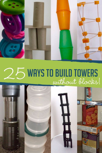 25 Ways to Build Towers Without Blocks