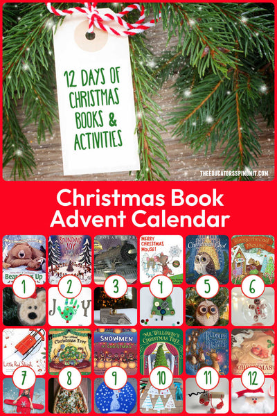 12 Days of Christmas Book Advent Calendar with Activities for Kids