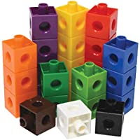 Set of 100 edxeducation Math Manipulatives Linking Cubes only $7.36