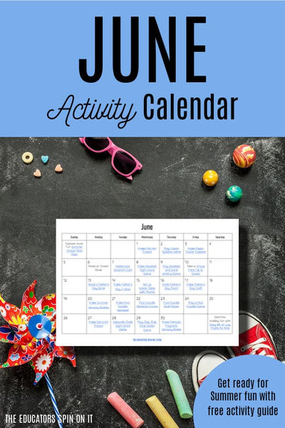 June Activities for Kids {Free Summer Activity Calendar}