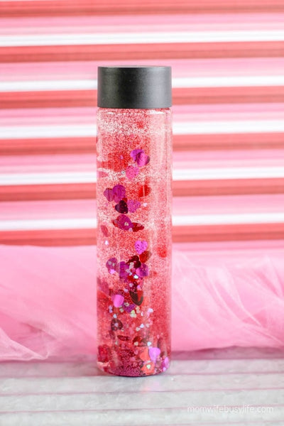 Valentine’s Day Sensory Bottle for Kids