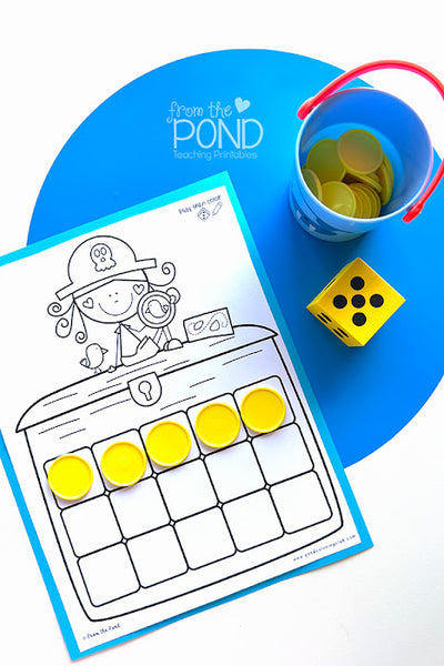 Pirate Treasure Math Game