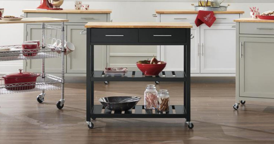 Add Extra Storage To Your Kitchen w/ Rolling Carts from The Home Depot