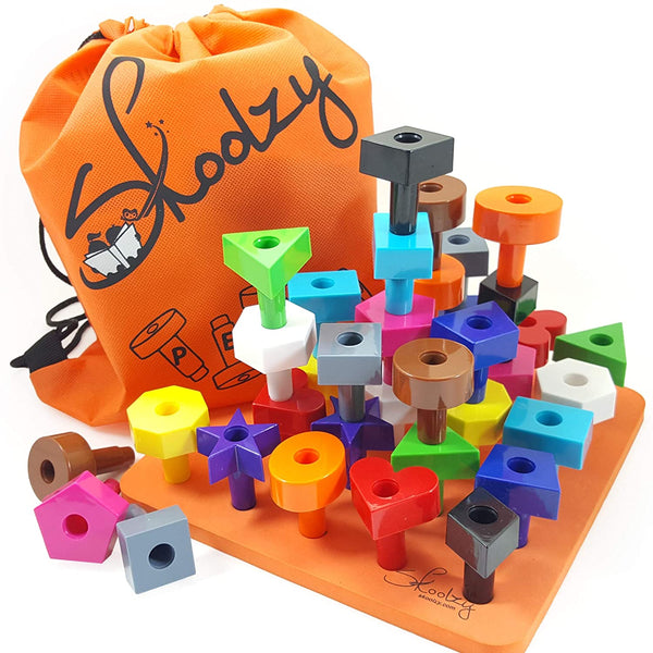 Geek Daily Deals August 3 2020: Skoozy STEM Peg Board Stacking Toy for $16