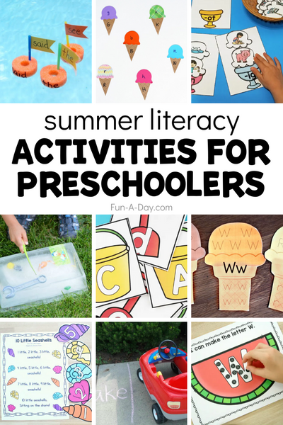 30+ Summer Literacy Activities for Preschoolers