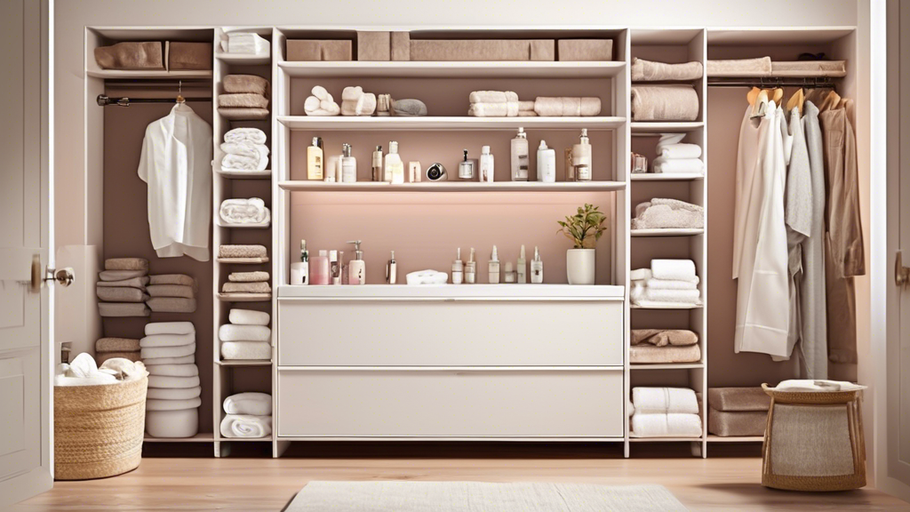 Bathroom Closet Organization Made Easy