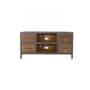 4-Drawer Reclaimed Wood Media Console