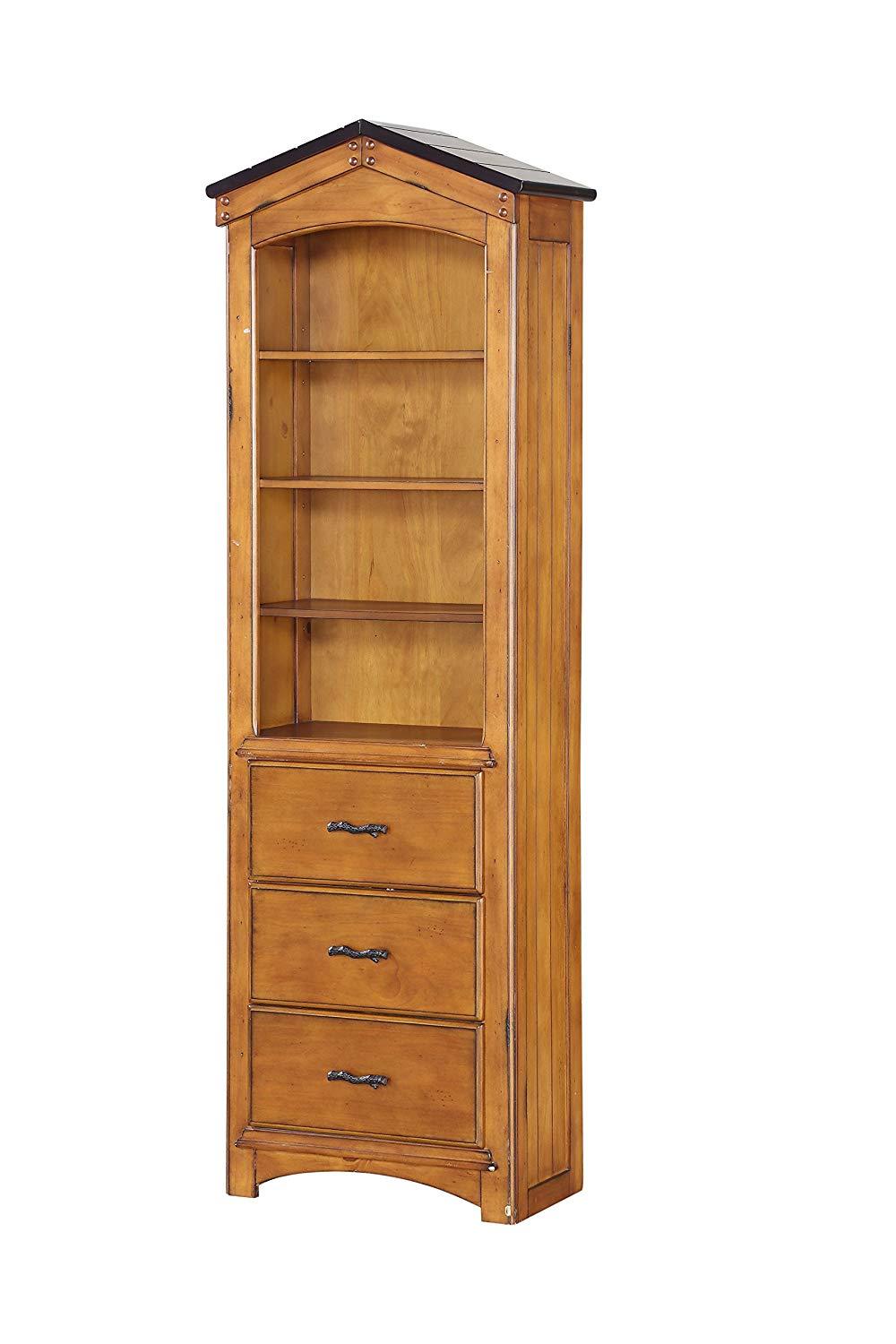 Acme Furniture Tree House Rustic Oak Bookcase 10163