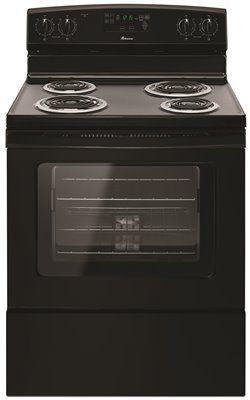 Amana 30-Inch 4.8 Cu. Ft. Single Oven Free-Standing Electric Range' Black